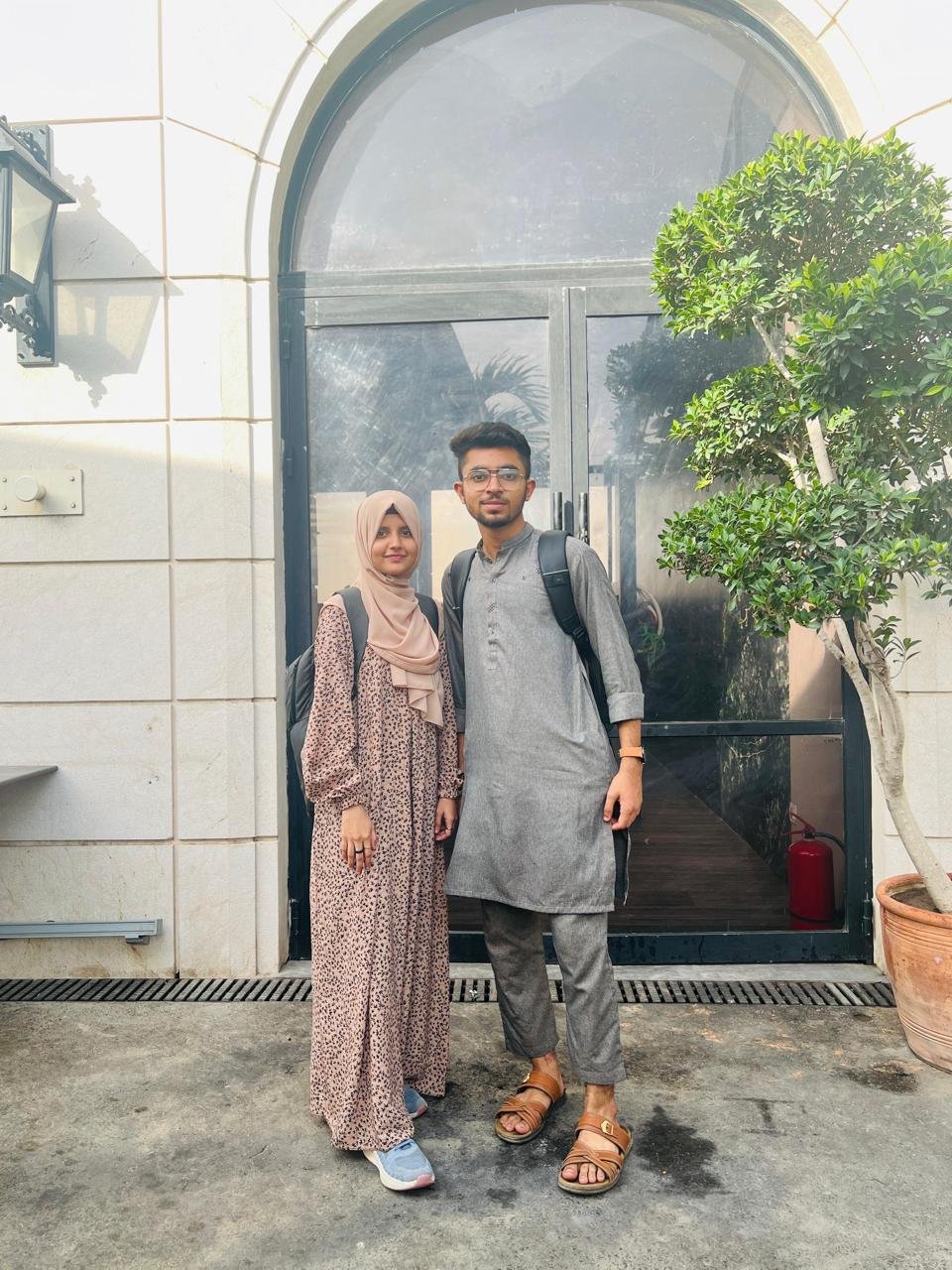 Mirror selfie of the couple